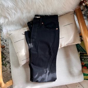 Levi’s Wedgie Fit Straight Black Jeans